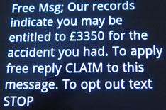 Don't reply to compensation texts