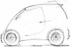 Supercar designer's green city car