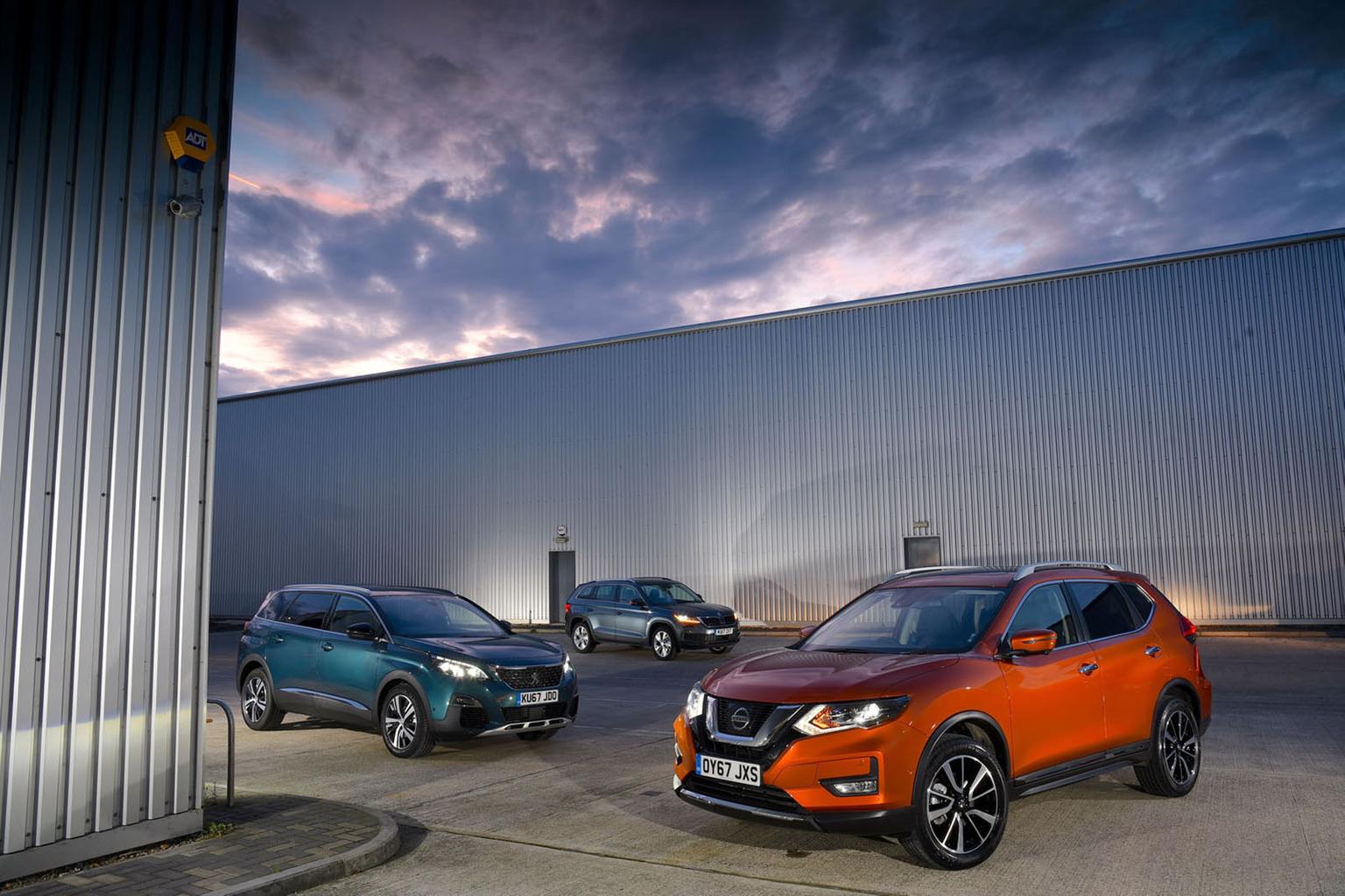 New Nissan X-Trail & Peugeot 5008 vs Skoda Kodiaq