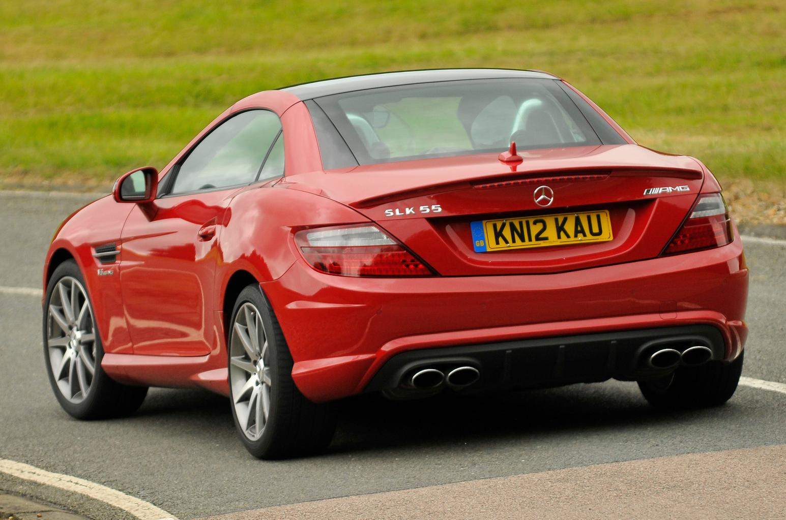 Used sports cars tested: Porsche Boxster vs Mercedes SLK
