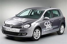VW Golf concept car emits 99g/km