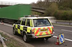 Driver jailed after jumping road block