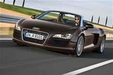 Audi R8 Spyder gets V8 power