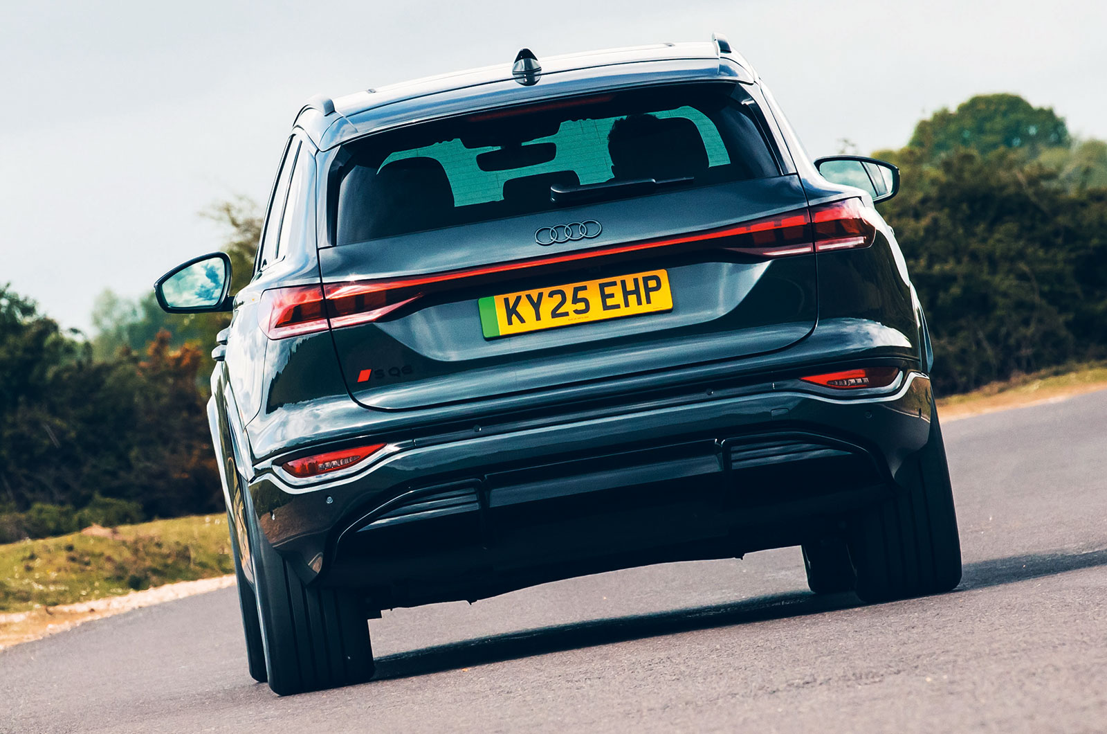 Audi SQ6 rear driving