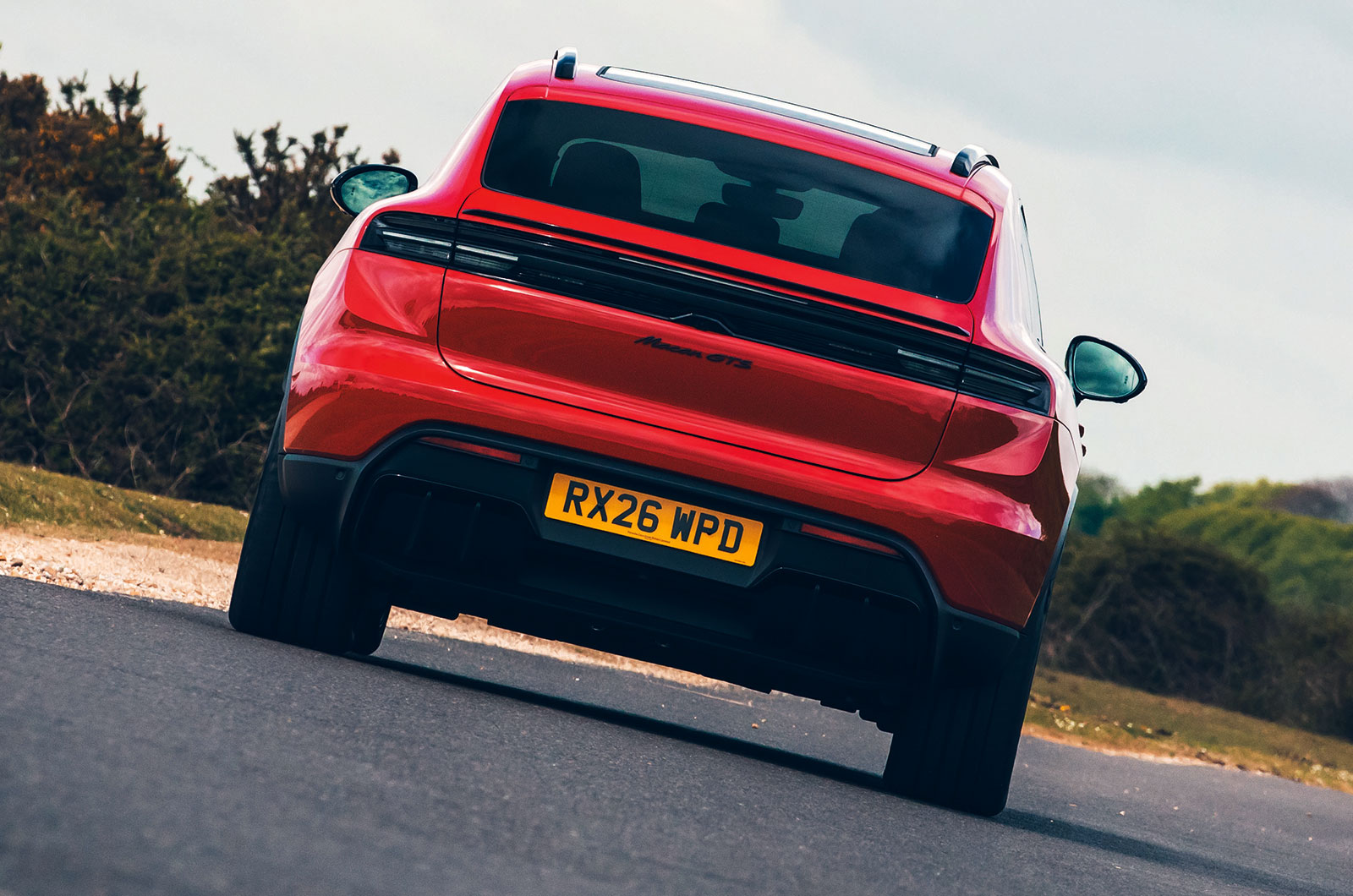Porsche Macan GTS rear driving