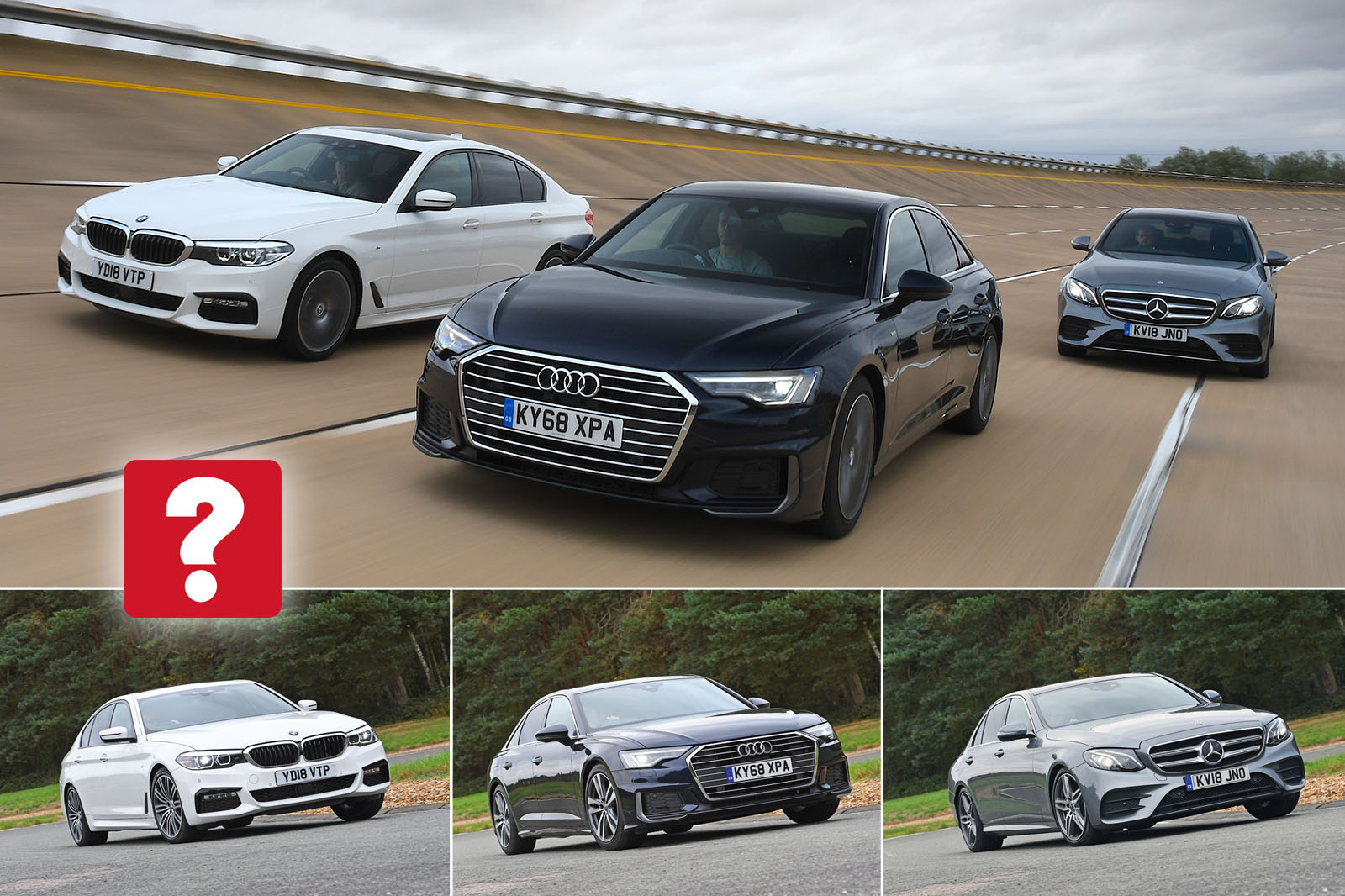 Audi A6 triple