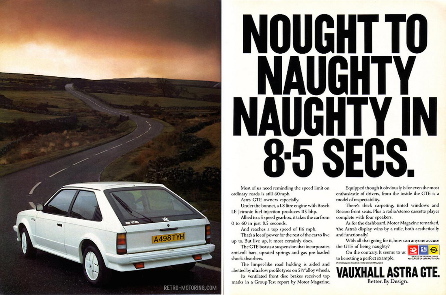 Vauxhall Astra GTE – Rewind Wednesday