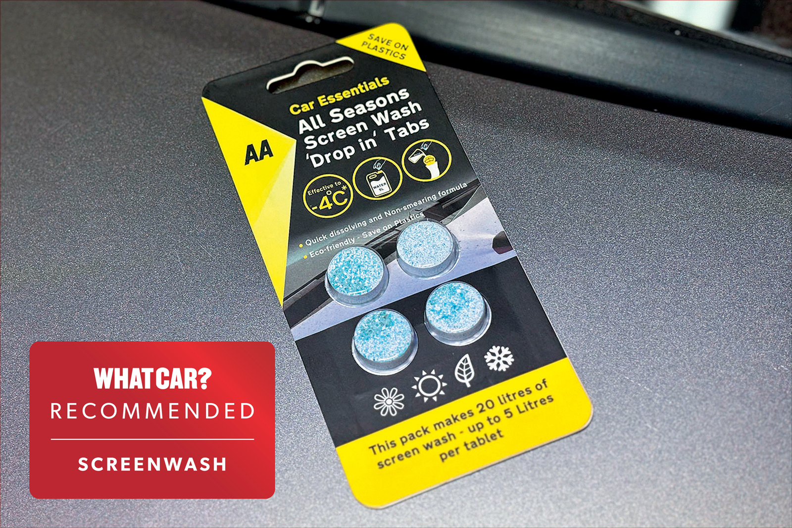 AA screenwash tablets