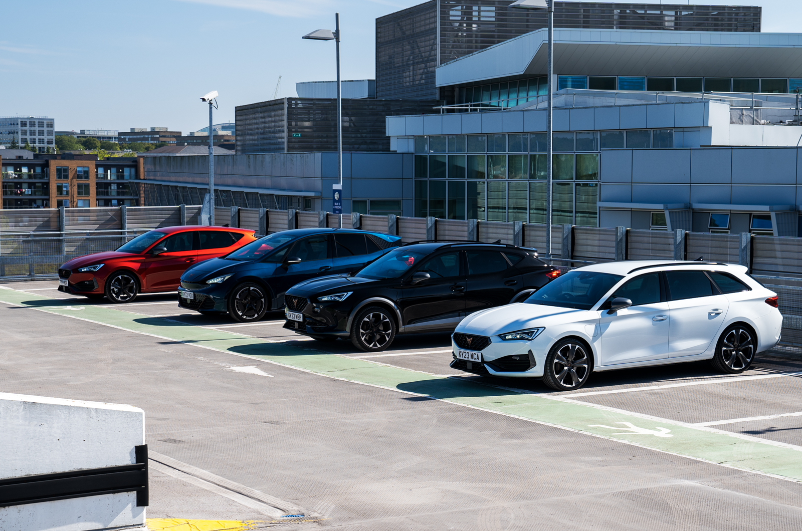 CUPRA fleet range parked in car park