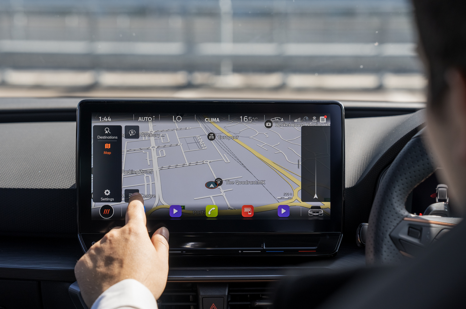 CUPRA Born touchscreen