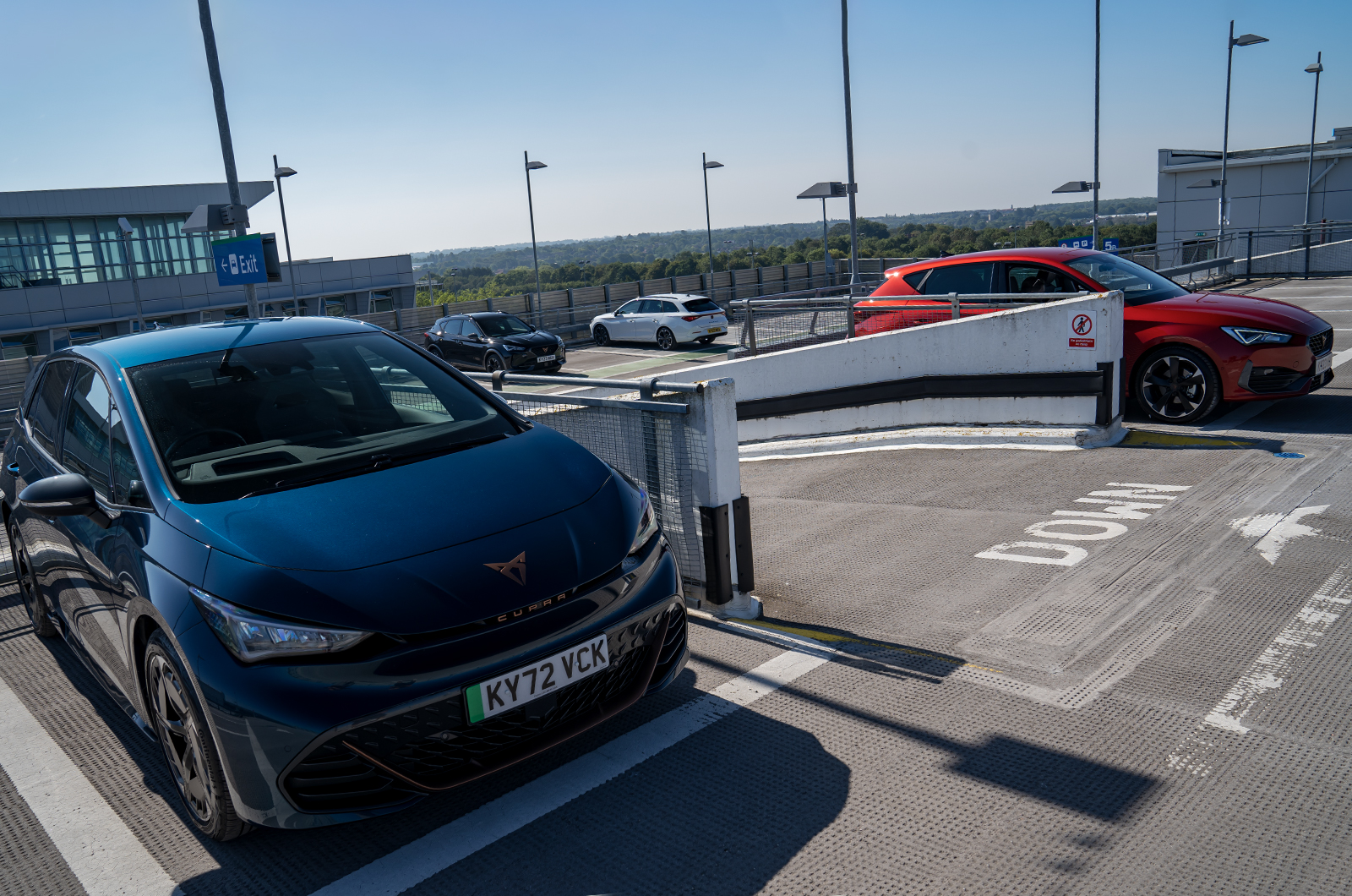CUPRA Born front in car park