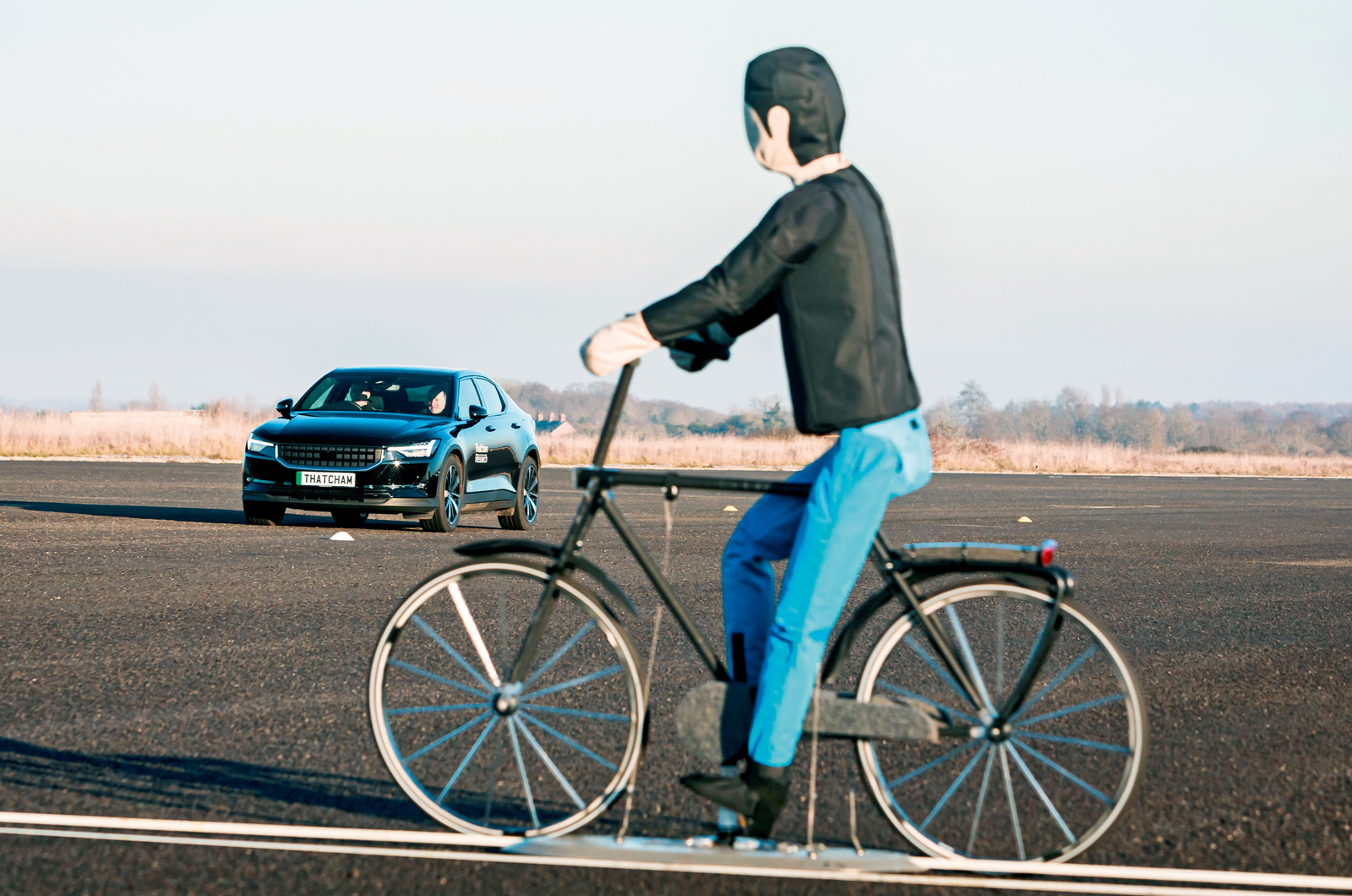 AEB cyclist recognition test