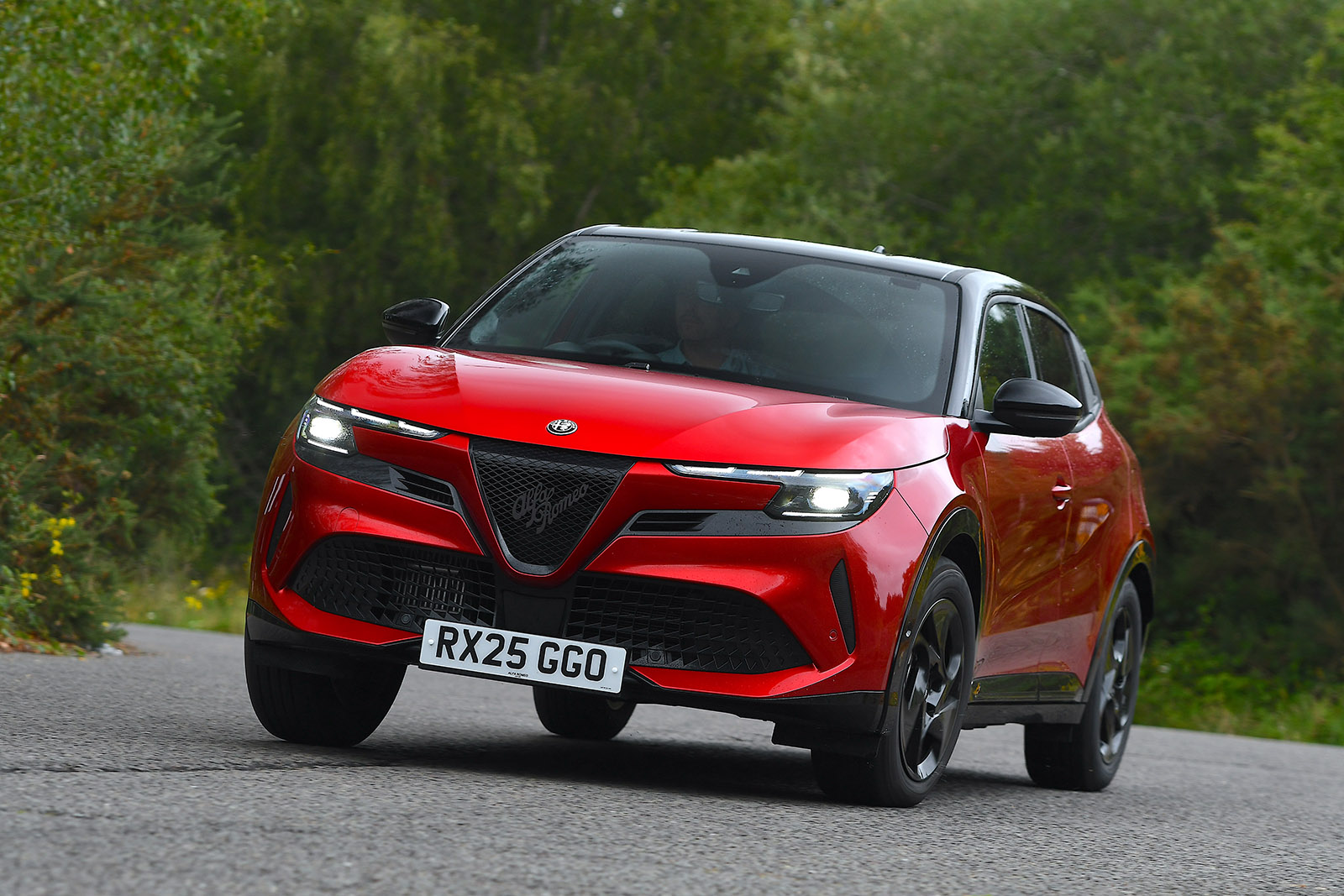 Alfa Romeo Junior Ibrida long-term test hard cornering
