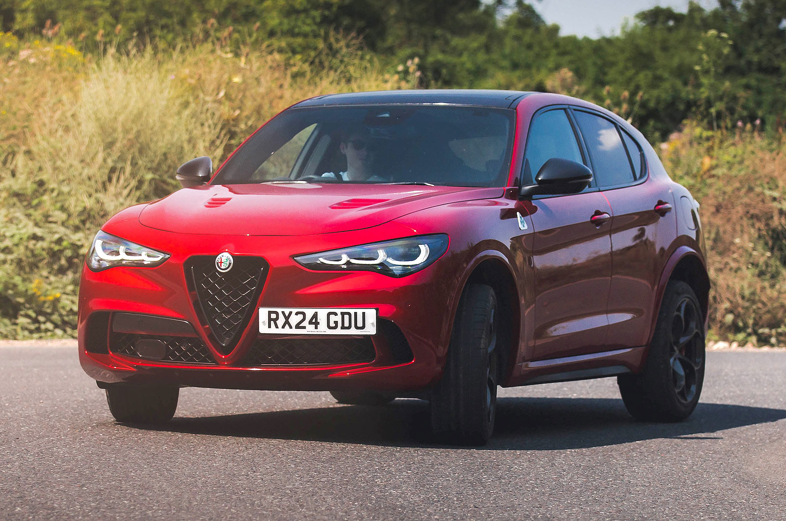 Alfa Romeo Stelvio Quadrifoglio front cornering