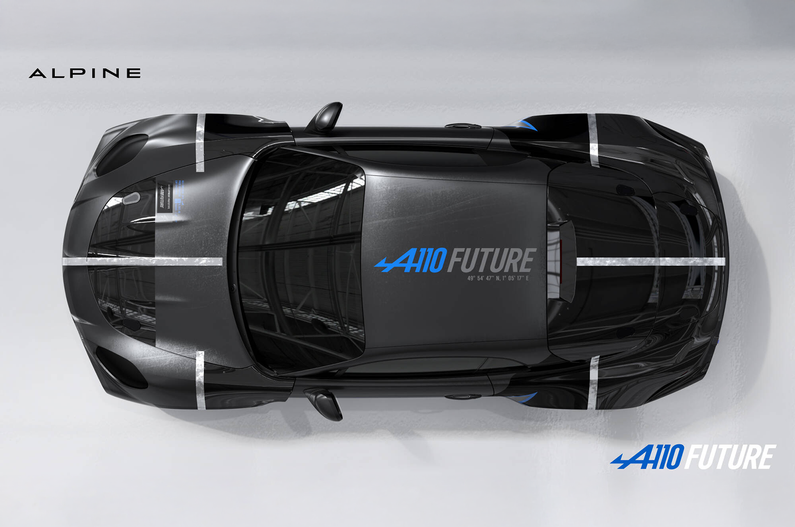 Alpine A110 Future prototype top view