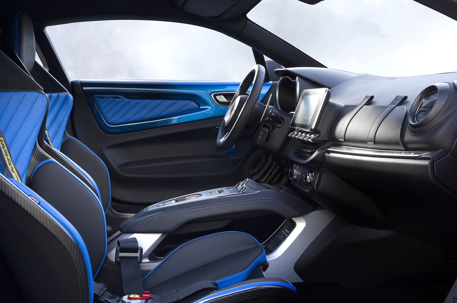 Alpine A110 R Ultime interior and dashboard