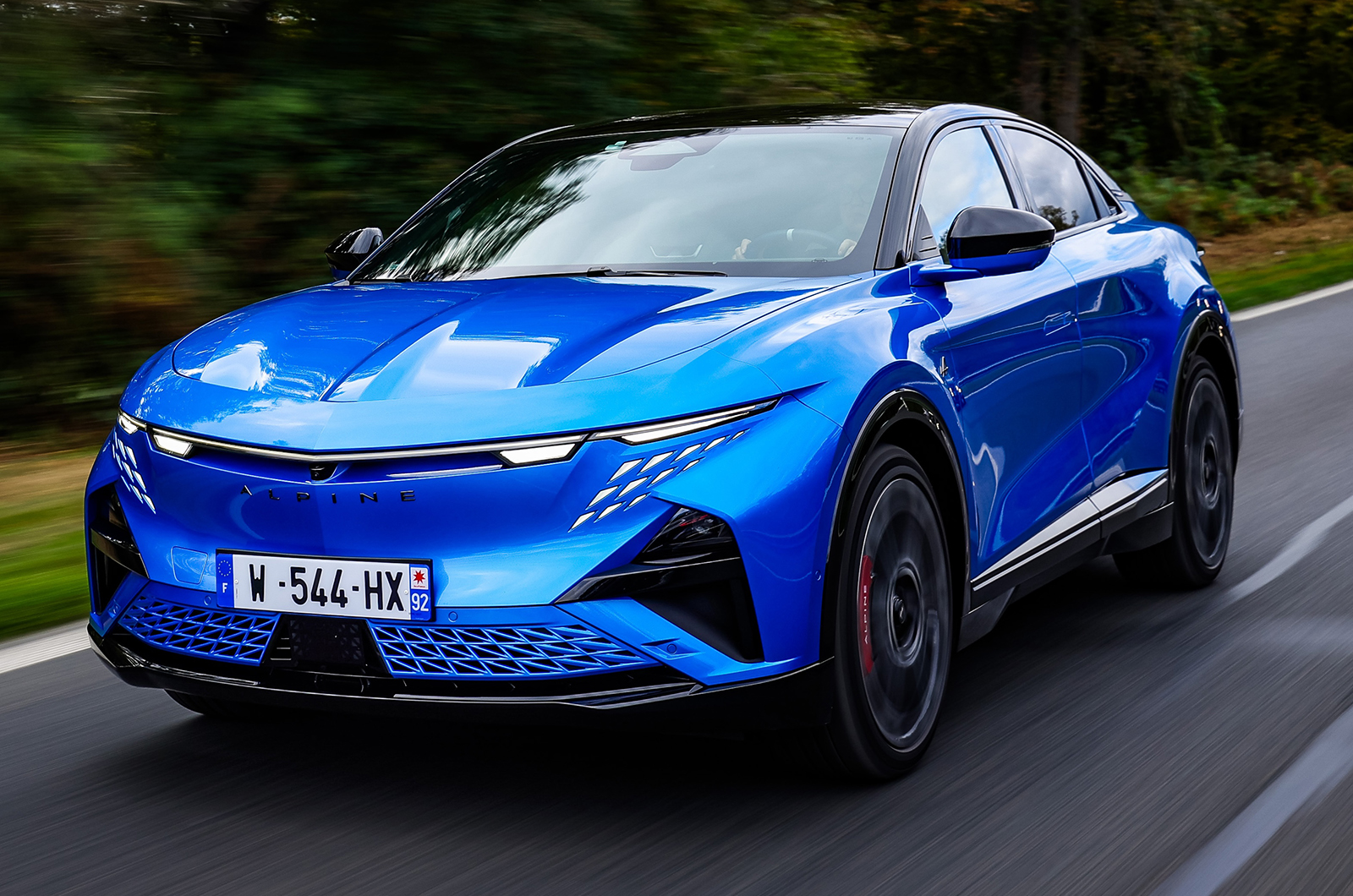 Alpine A390 driving
