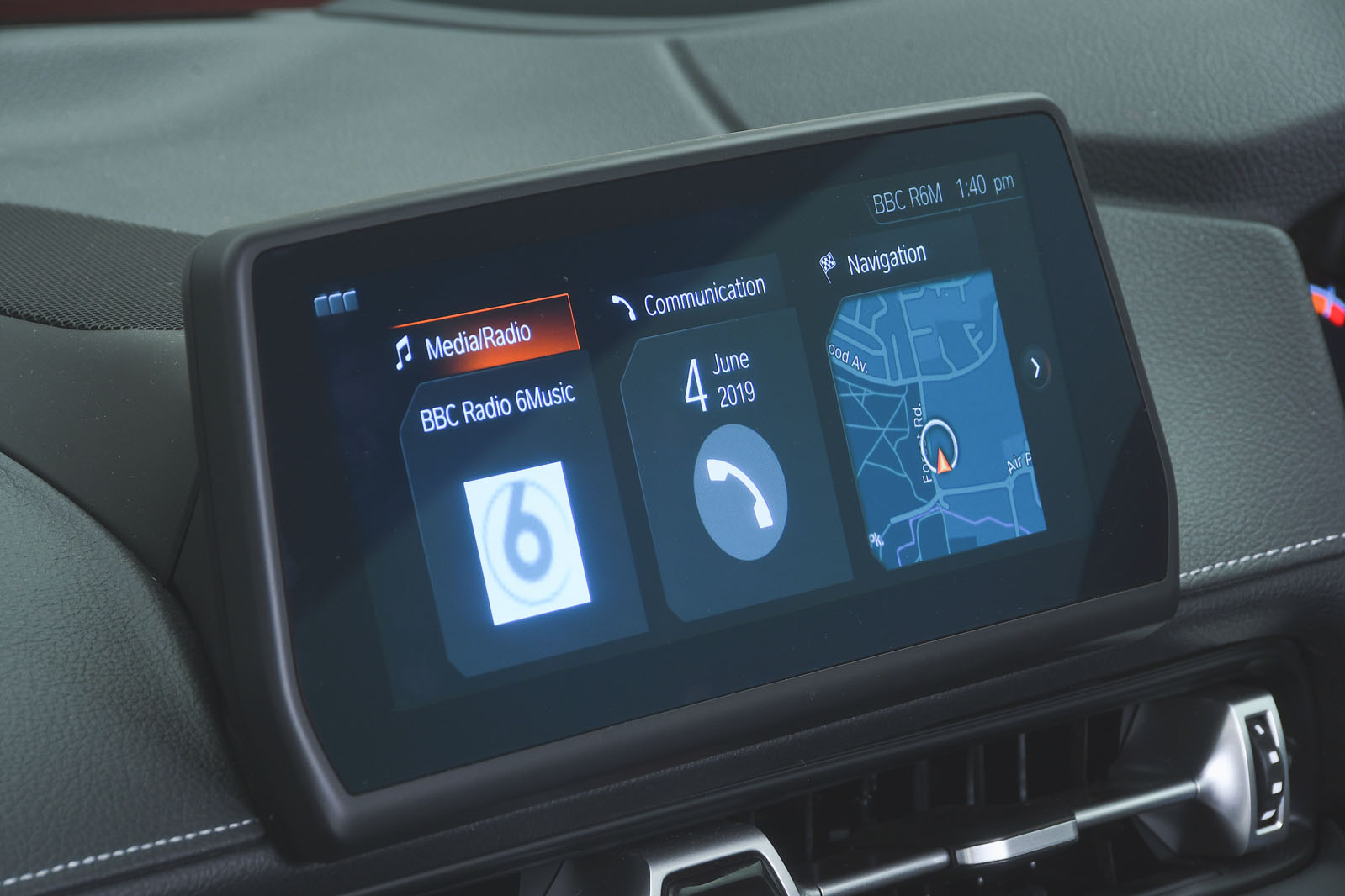 Toyota GR Supra infotainment