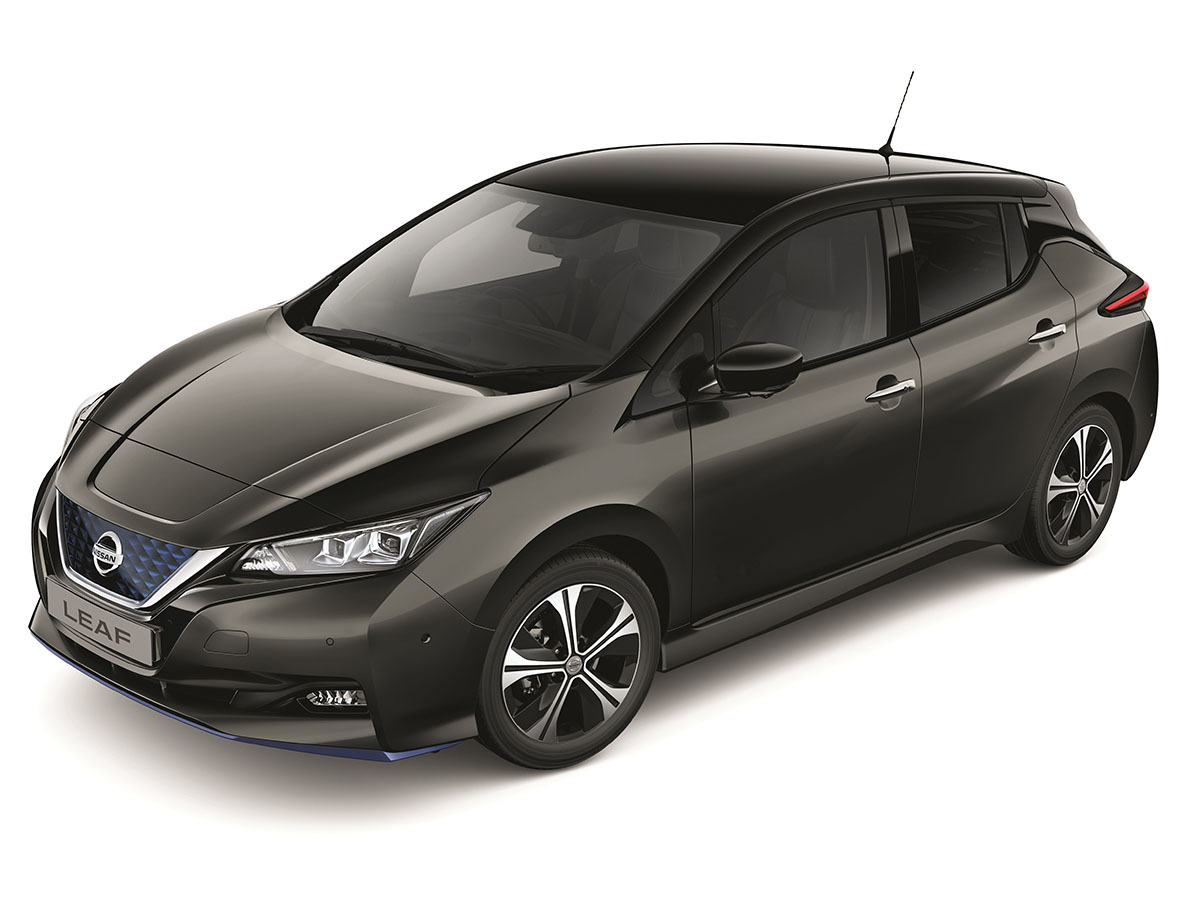 Nissan LEAF front three quarters
