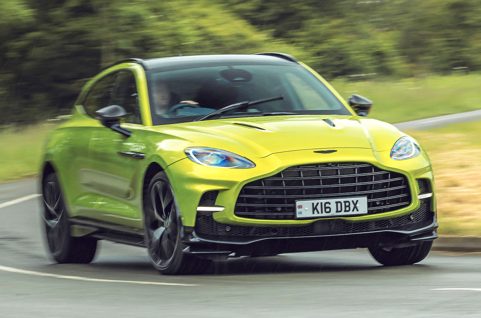 Aston Martin DBX front cornering