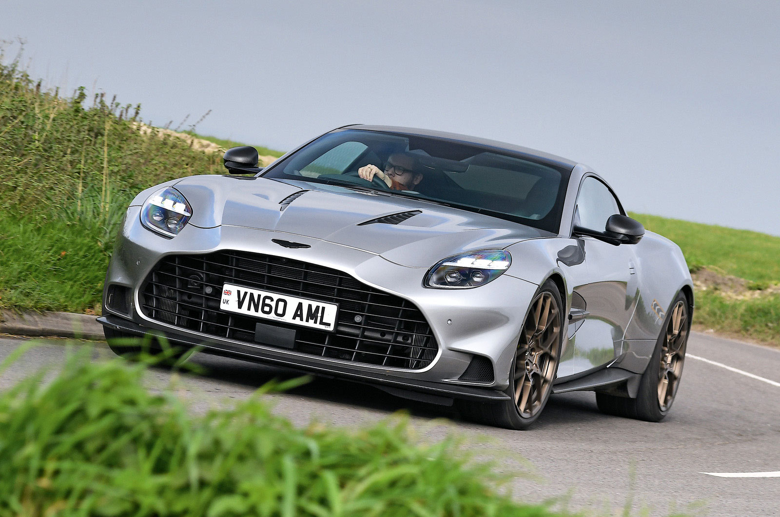 Aston Martin Vanquish front cornering