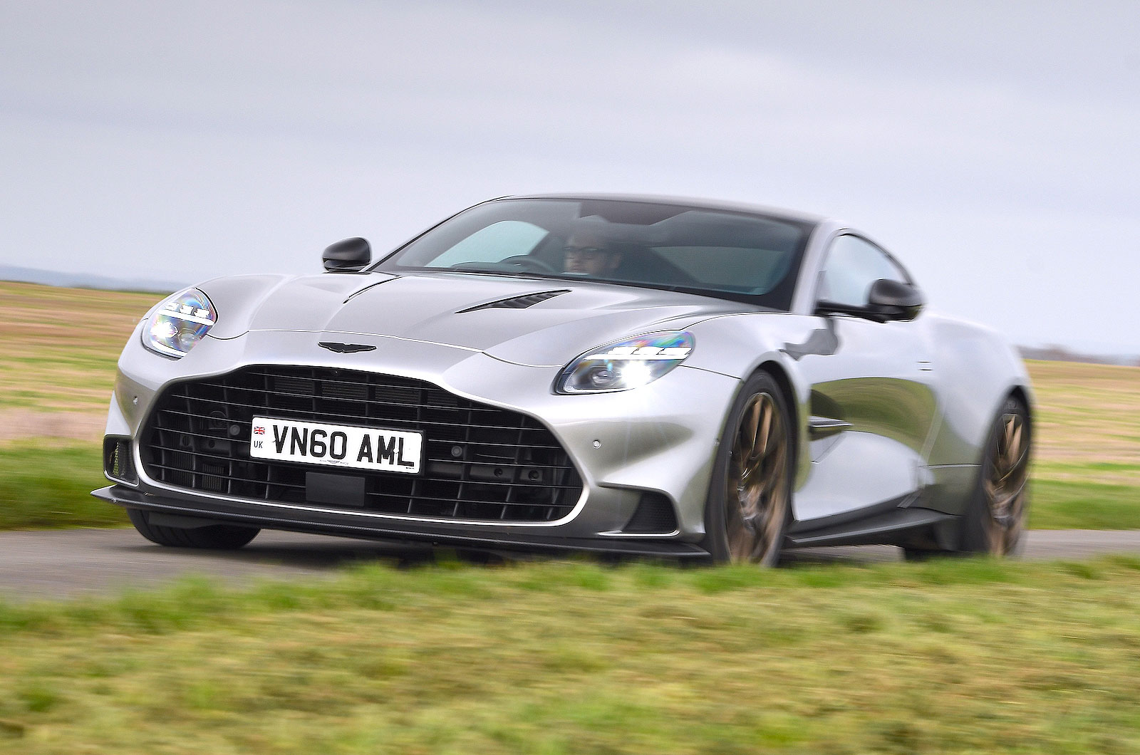 Aston Martin Vanquish front left driving