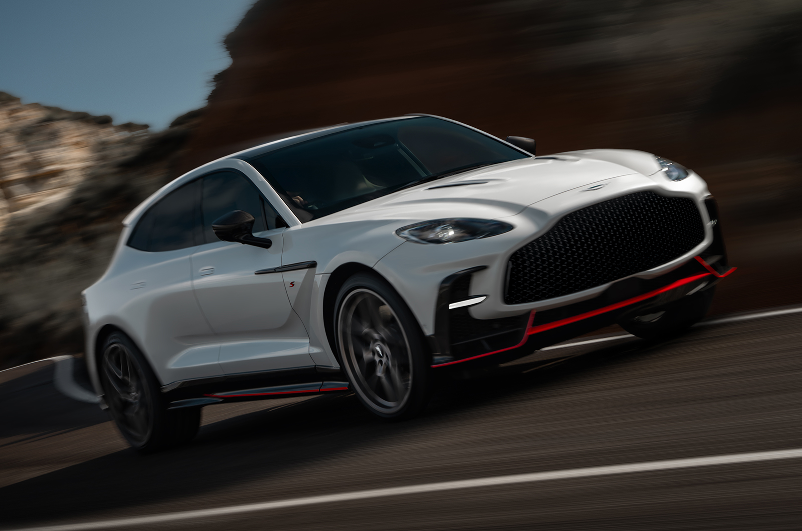 Aston Martin DBX S front left driving