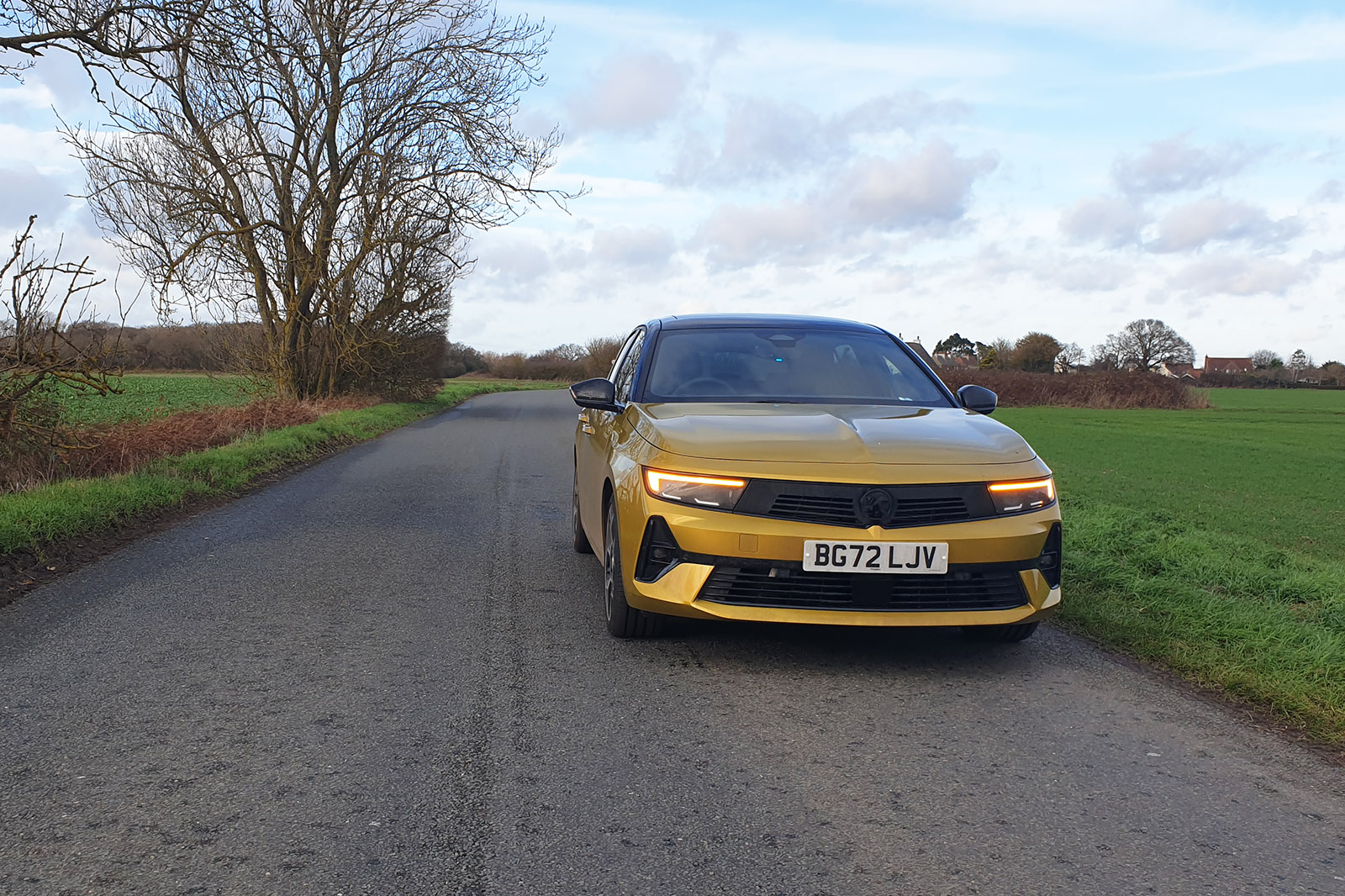 Vauxhall Astra plug-in hybrid 2022 long-term country road