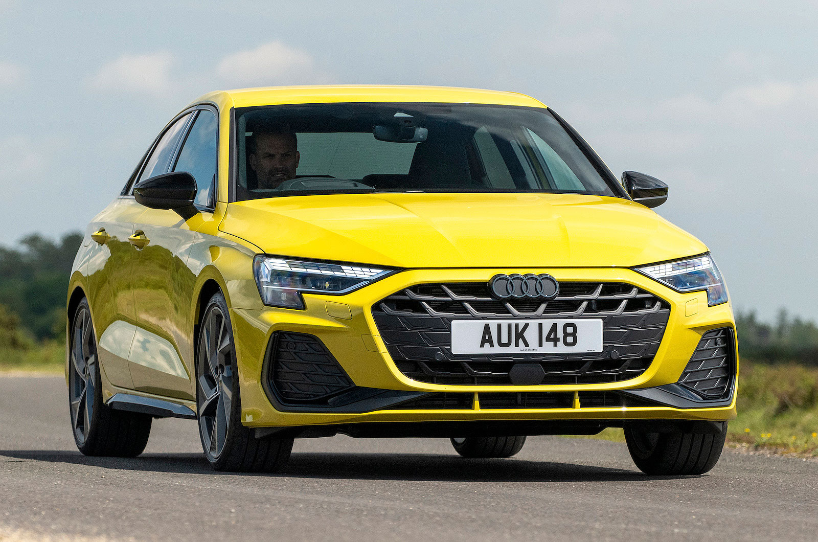 Audi A3 Saloon front cornering