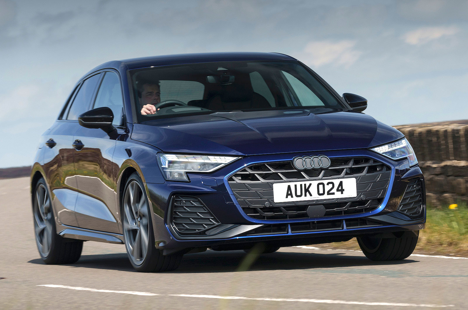 Audi A3 front cornering