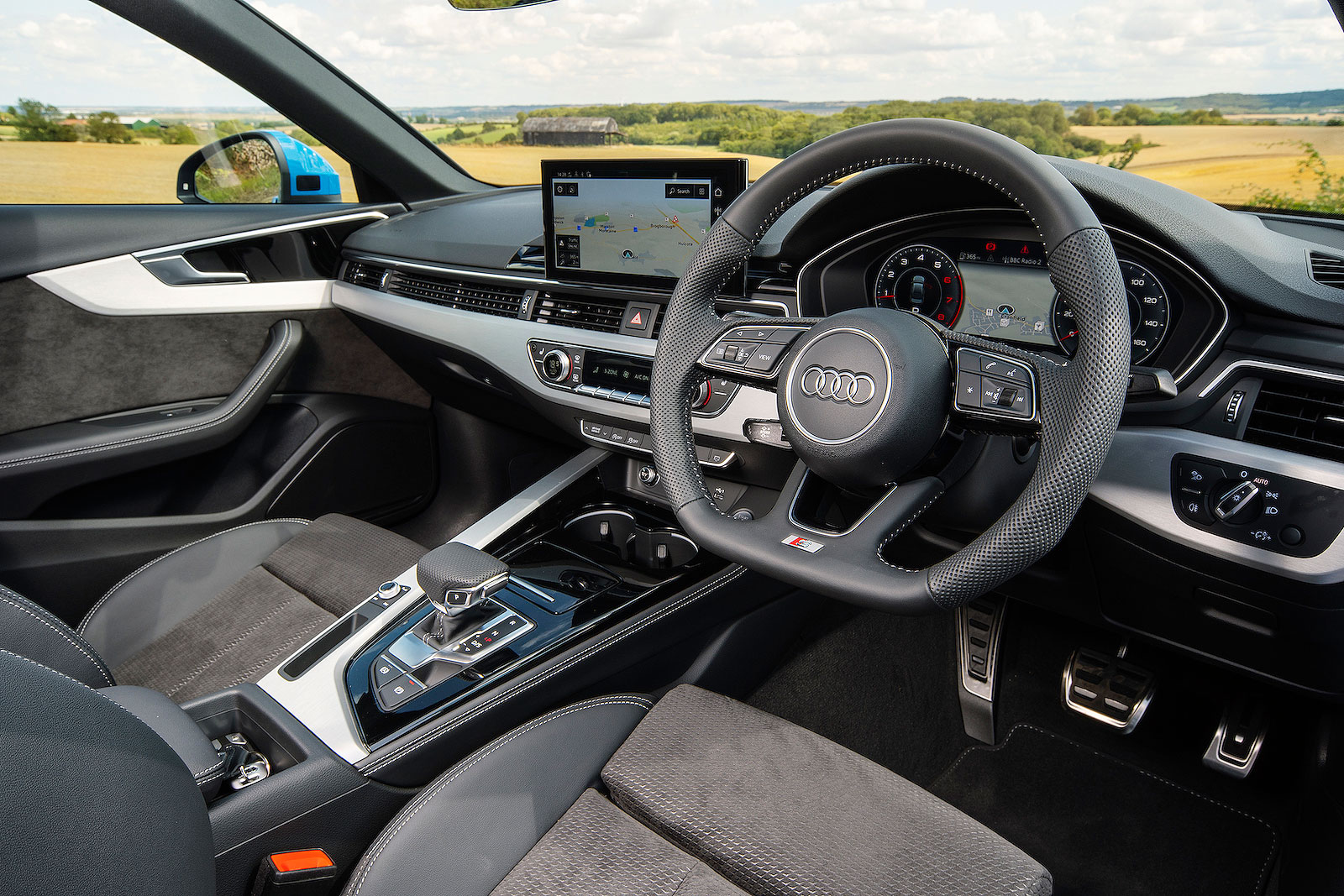 Audi A4 interior dashboard