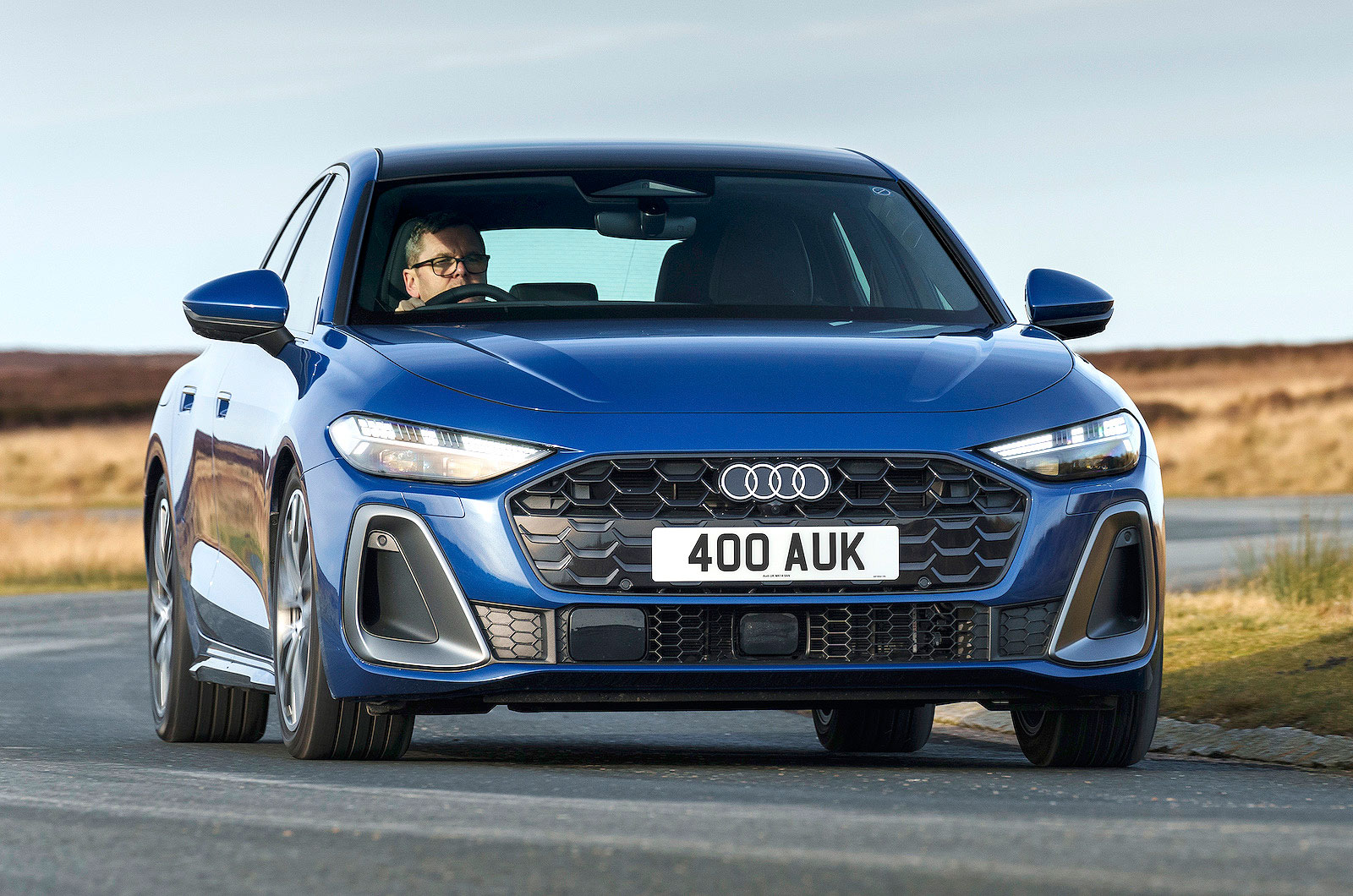 Audi A5 front cornering