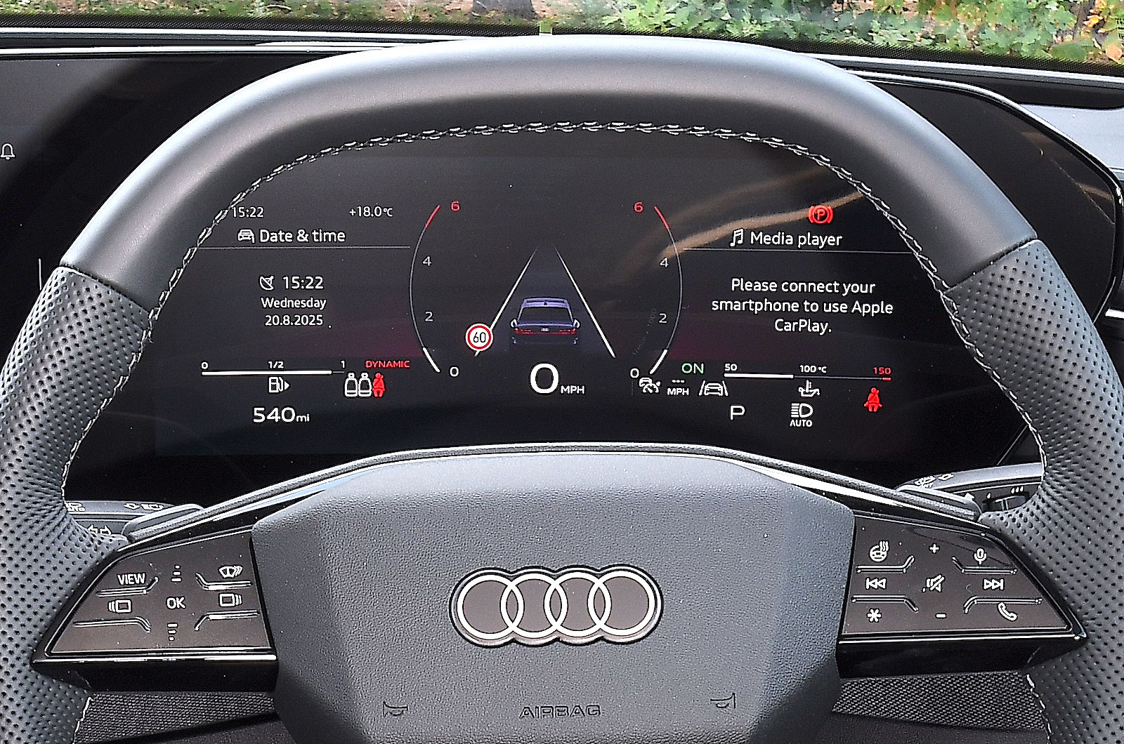 Audi A6 driver display