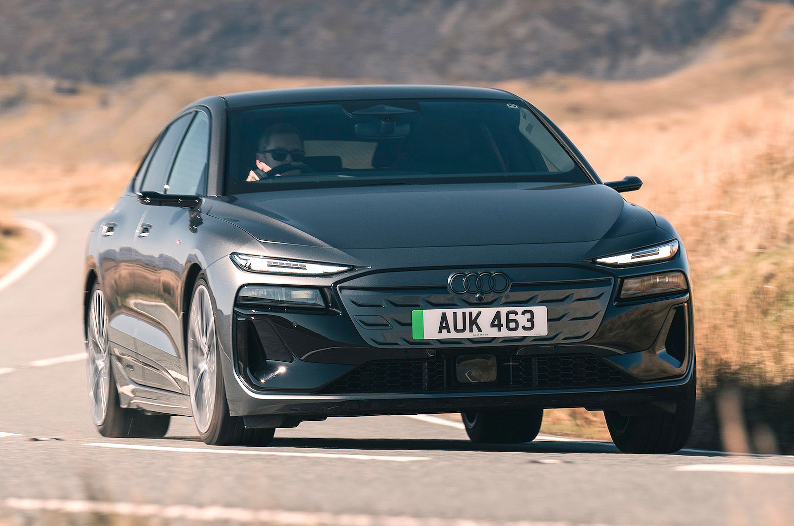 Audi A6 Sportback e-tron front cornering