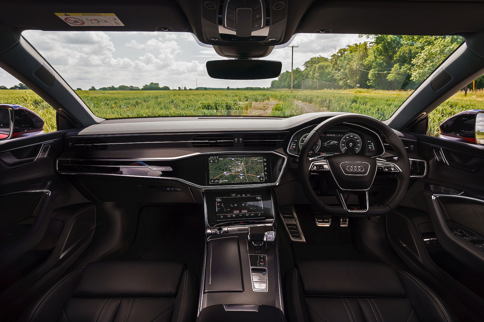 Audi A7 interior dashboard