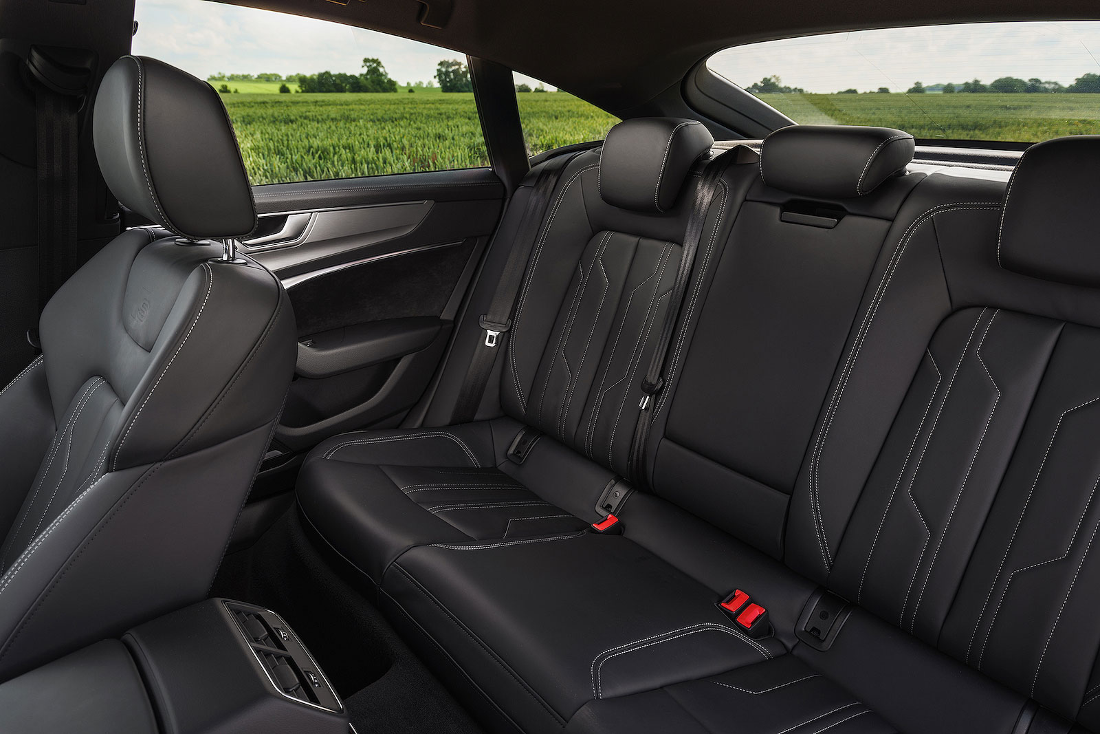 Audi A7 interior rear seats