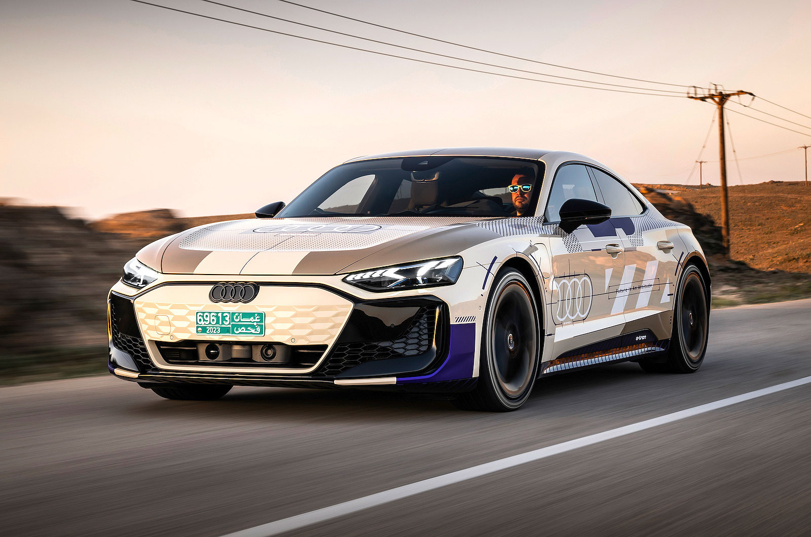 Audi e-tron GT front left driving