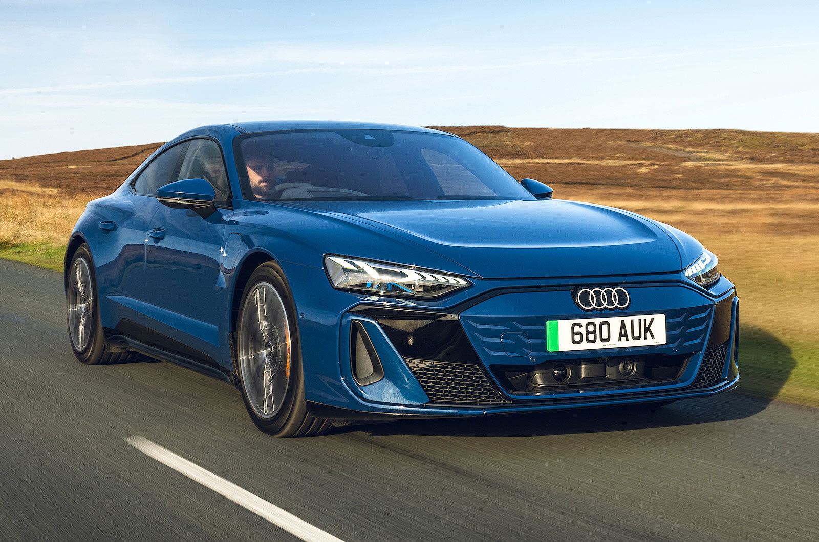 Audi e-tron GT front right driving