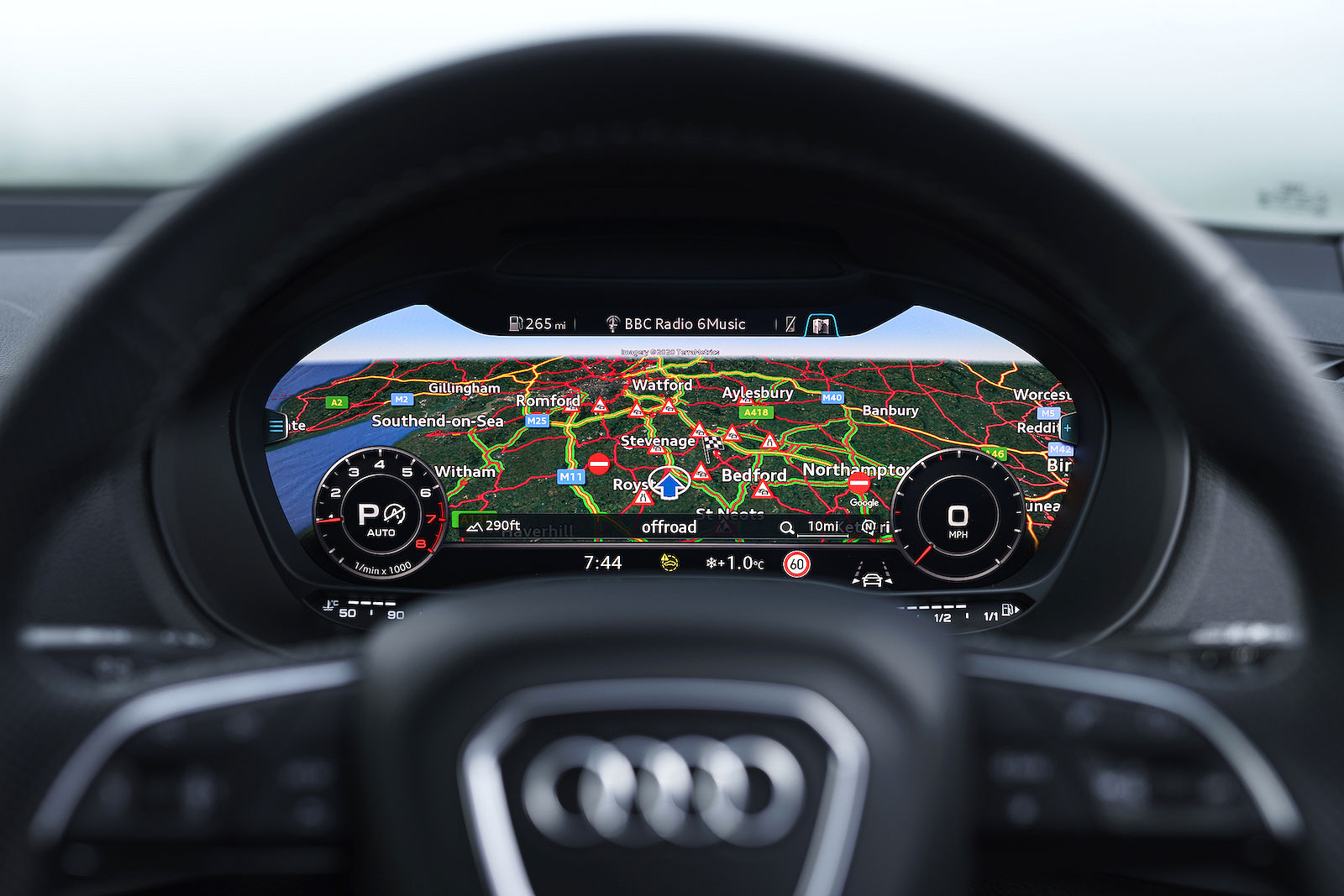 Audi Q2 interior driver display