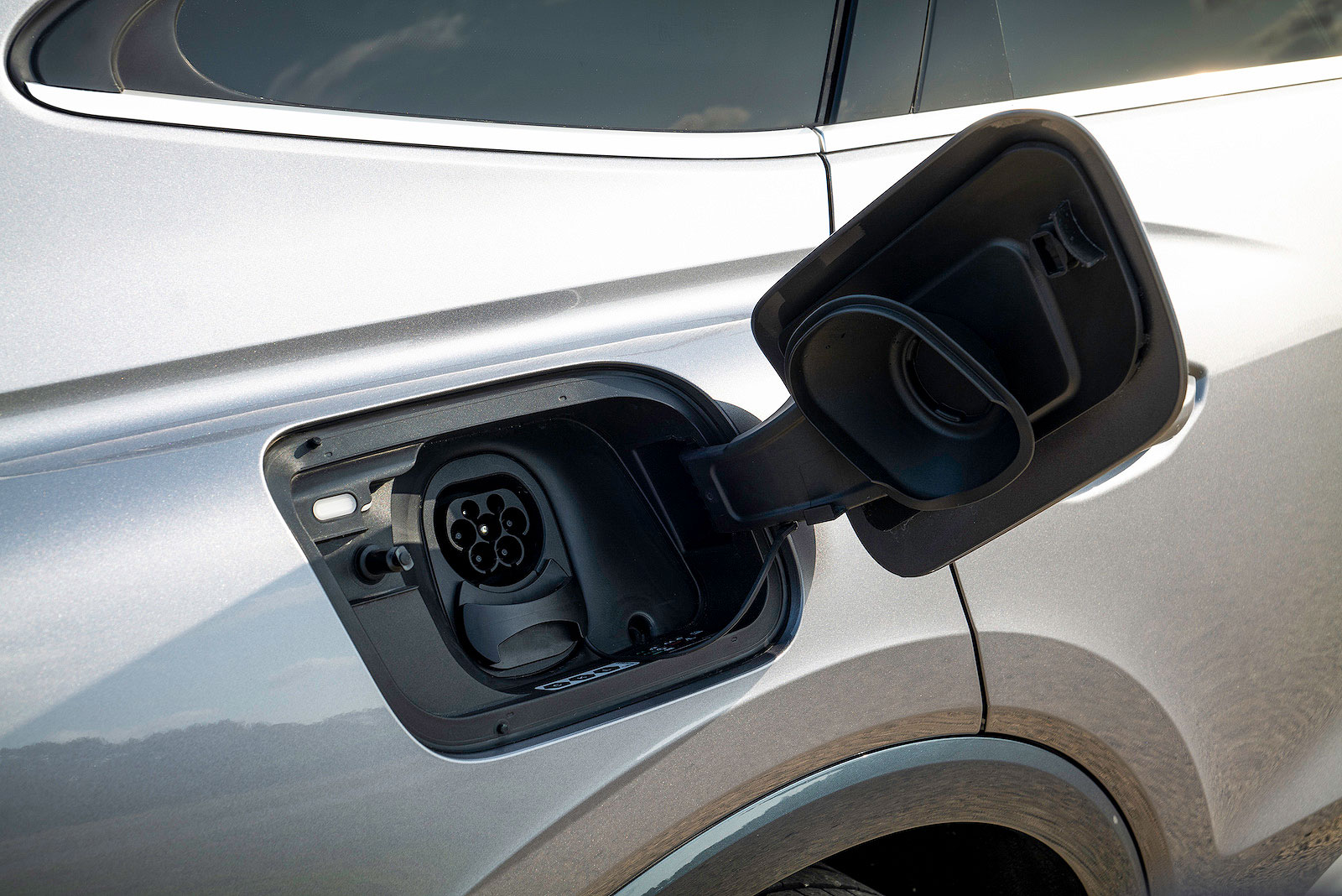Audi Q4 Sportback e-tron charging socket
