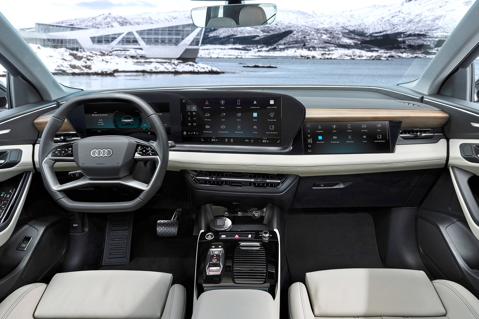 Audi Q6 e-tron dashboard