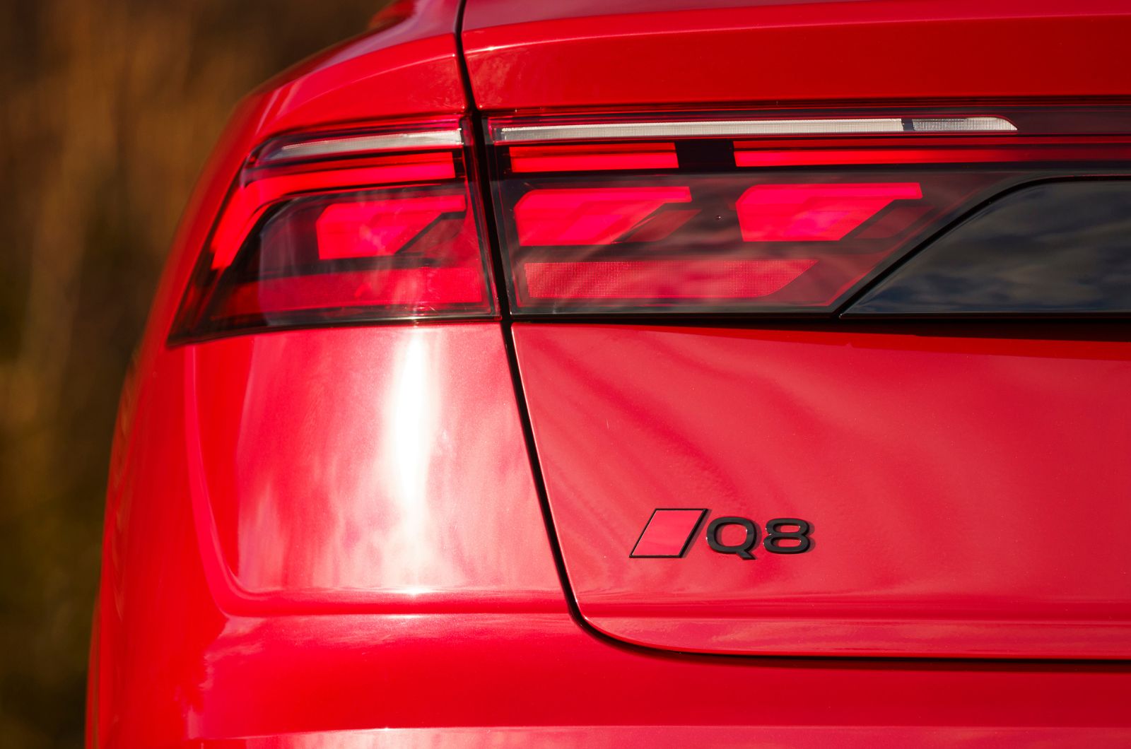 Audi Q8 rear badge
