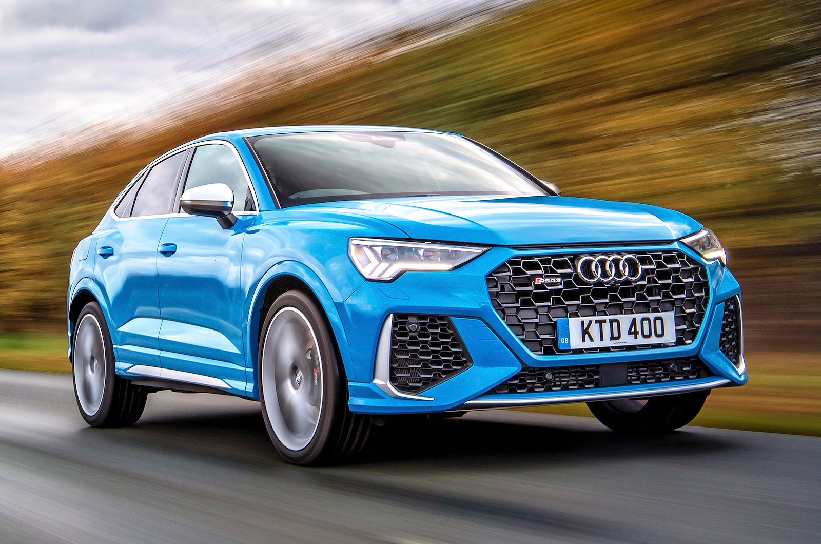 Audi RS Q3 Sportback front right driving