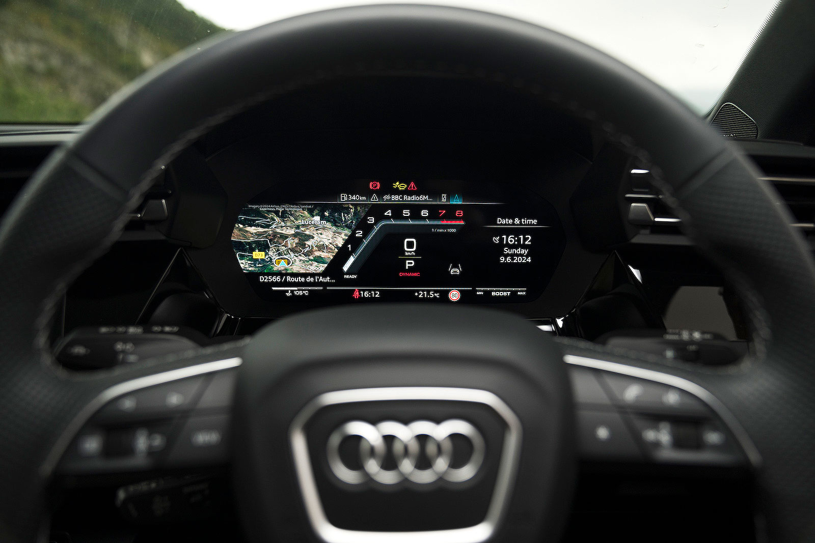Audi S3 driver display