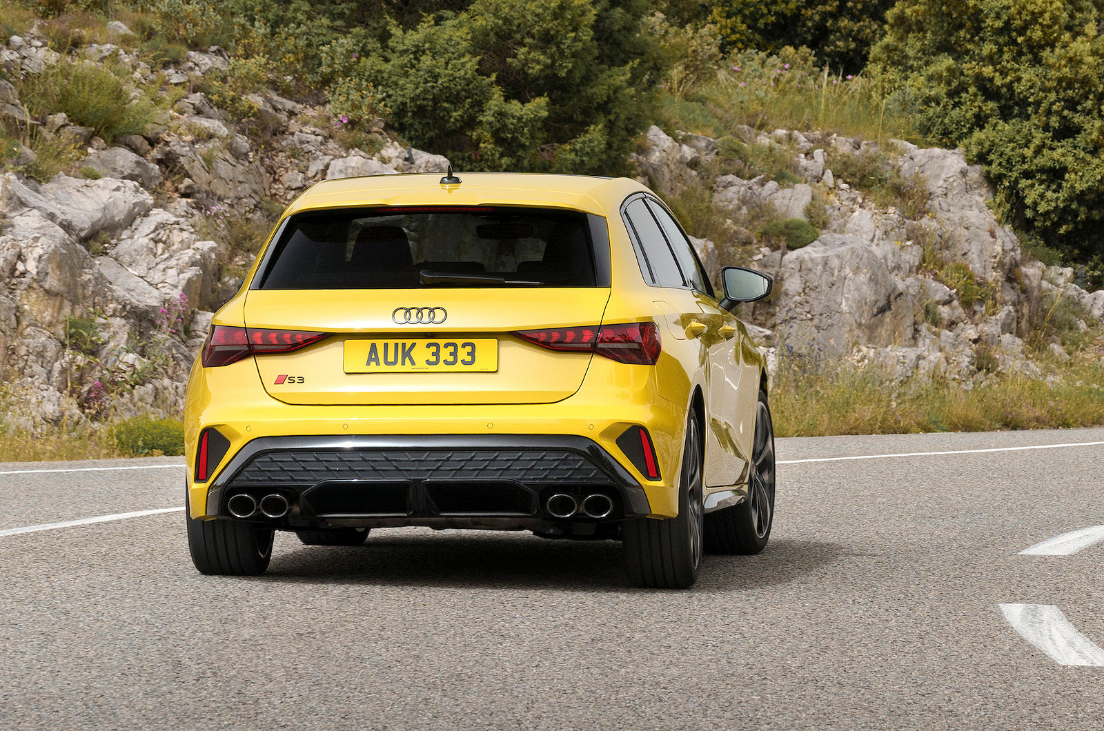 Audi S3 Sportback rear cornering