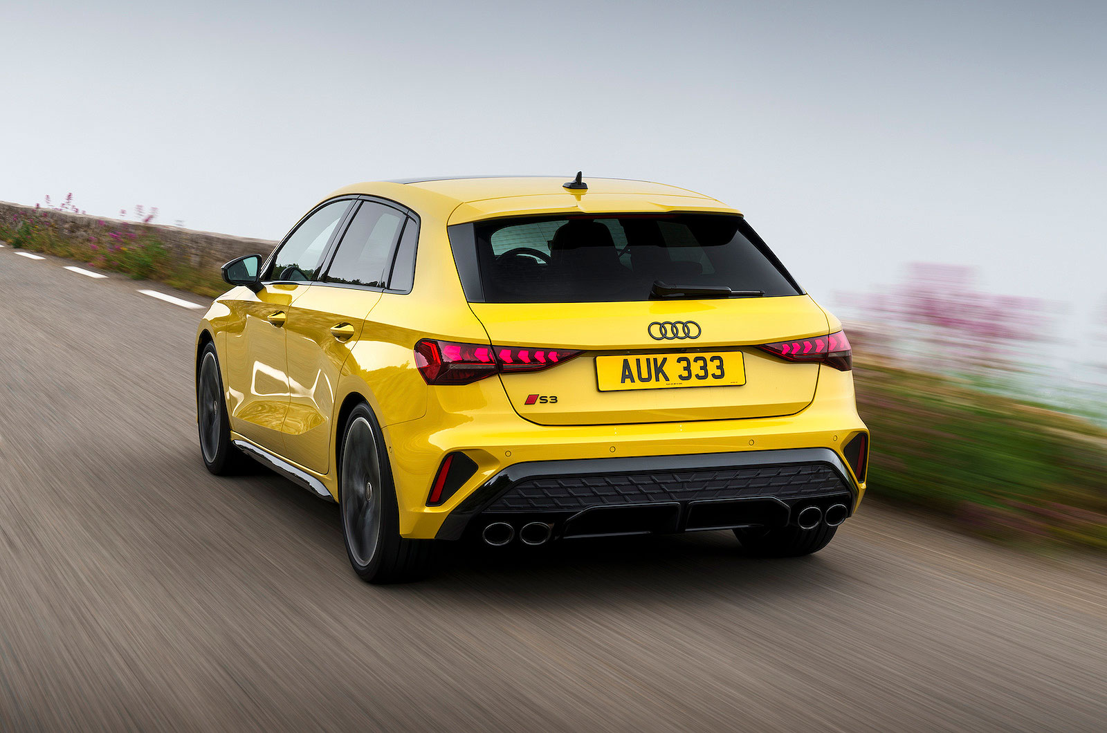 Audi S3 Sportback rear left driving