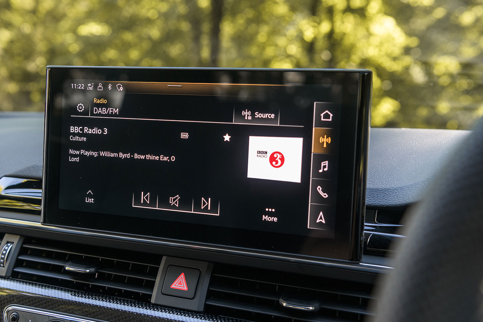 Audi S4 2022 interior infotainment