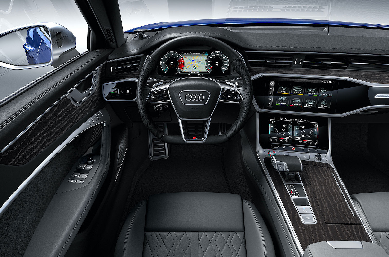 Audi S6 2022 interior dashboard
