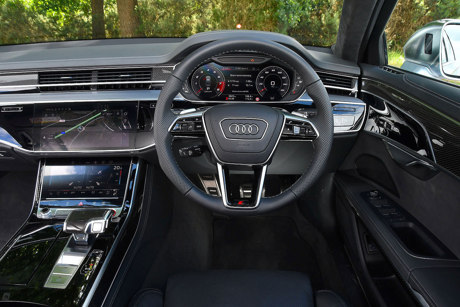 Audi S8 interior dashboard