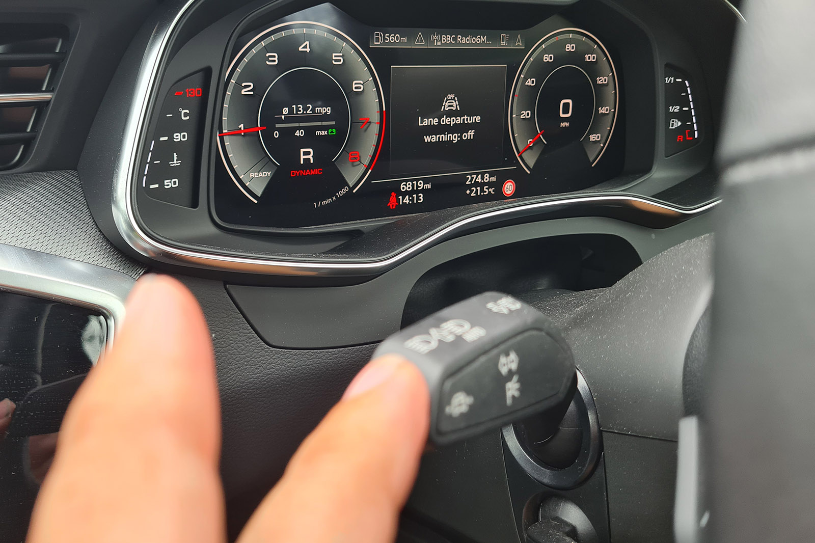 Audi A6 Avant long-term test lane departure off